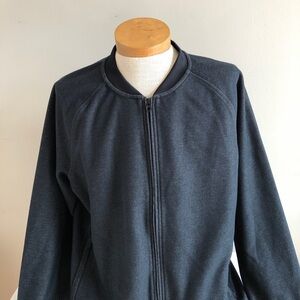 Stone Rose Men's Charcoal Zip-Up SweaterNWOT